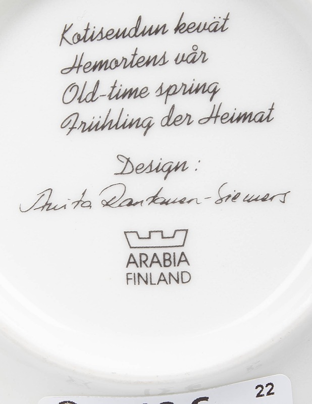 ARABIA Kotiseudun kevät seinälautanen - Designsuosikit - 10105543236 - 2