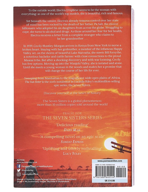 The sun sister : Electra's story - Lucinda Riley - Romaanit ja novellit - 10105543308 - 1