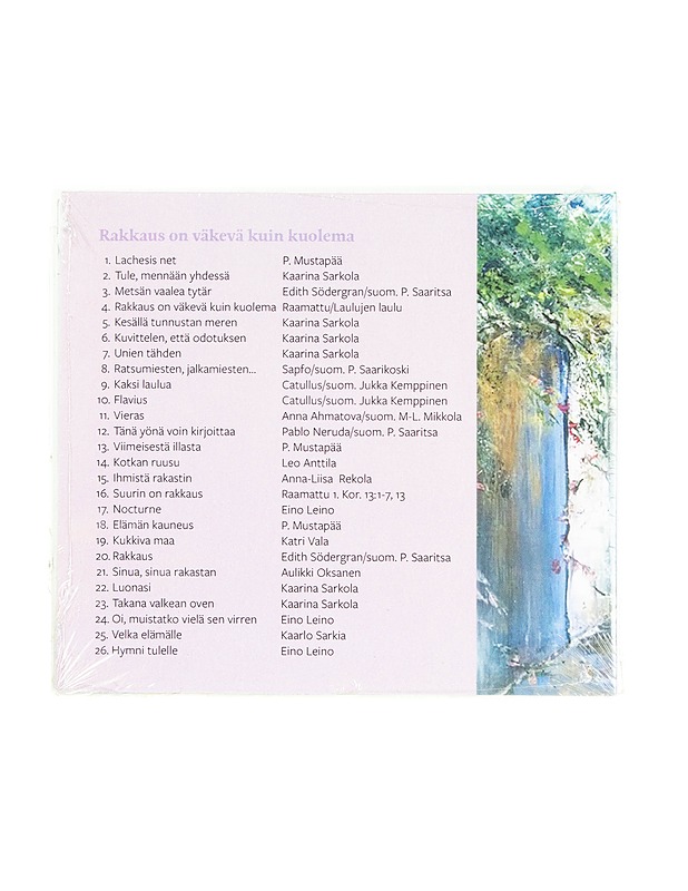 Jatta Welling - Rakkaus on väkevä kuin kuolema - CD - CD-levyt - 10105543310 - 1