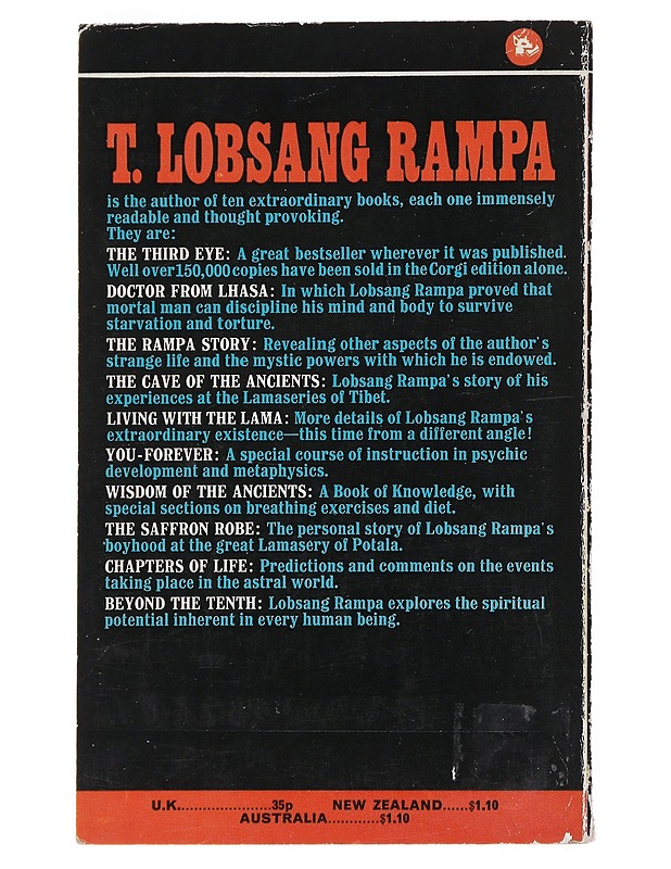 The Cave of the Ancients - Rampa, Lobsang - Fantasia- ja scifi - 10105543370 - 1