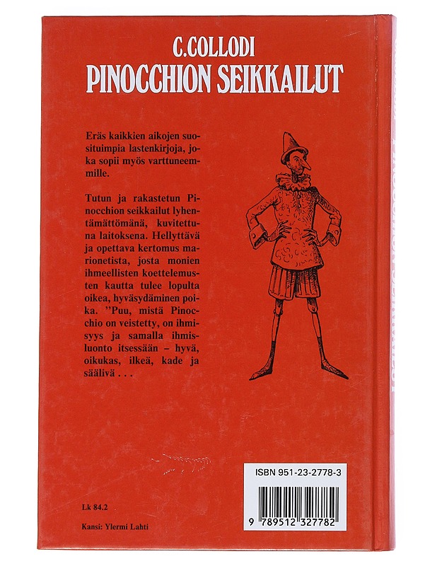 Pinocchion seikkailut : kertomus marionetista - Collodi, Carlo - Lastenkirjat - 10105543411 - 1