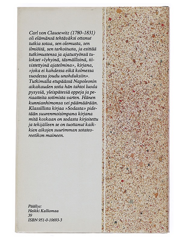 Sodasta : valikoima ajatelmia - Clausewitz, Carl von - Tietokirjat ja oppaat - 10105543426 - 1