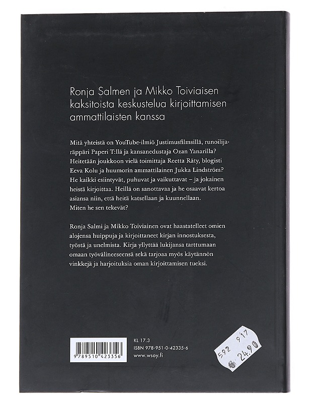 12 tarinaa kirjoittamisesta - Salmi, Ronja - Elämäkerrat ja muistelmat - 10105543464 - 1