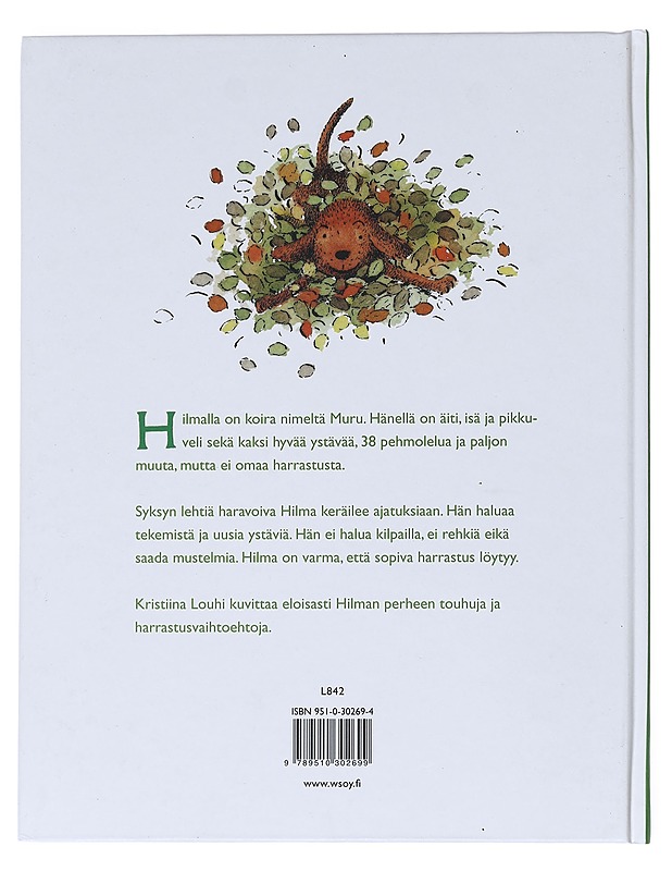 Hilma ja hyvä harrastus - Parvela, Timo - Lastenkirjat - 10105543490 - 1