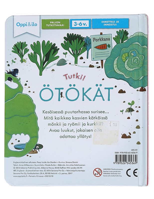 Tutki! : Ötökät - Milbourne, Anna - Lastenkirjat - 10105543526 - 1