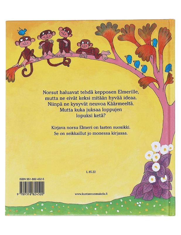 Elmeri ja käärme - McKee, David - Lastenkirjat - 10105543550 - 1