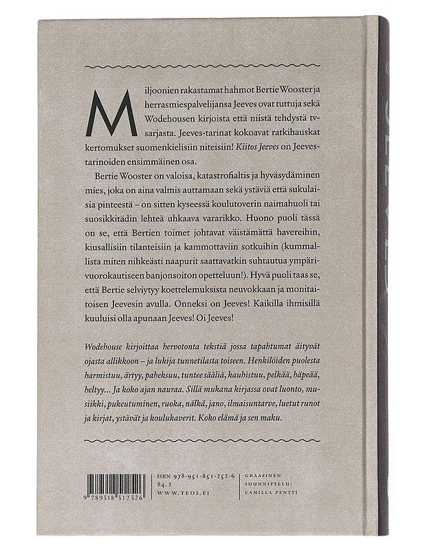 Kiitos, Jeeves - Wodehouse, P. G. - Romaanit ja novellit - 10105543553 - 1