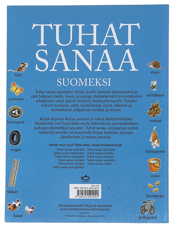 Tuhat sanaa suomeksi - Amery, Heather - Tietokirjat ja oppaat - 10105543554 - 1
