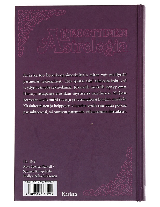 Eroottinen astrologia - Olivia - Harrastekirjat - 10105543565 - 1