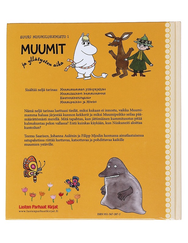Suuri Muumilukemisto 1: Muumit ja yllätysten aika - Saarinen, Teemu - Lastenkirjat - 10105543597 - 1