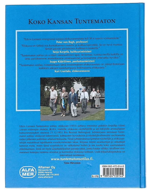 Koko kansan Tuntematon - Timo Hirvonen - Historiakirjat - 10105543613 - 1
