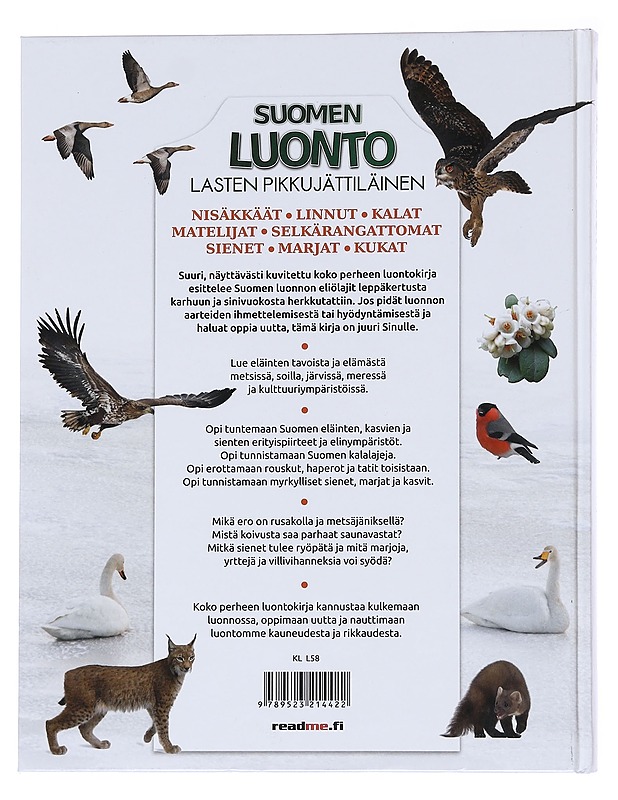Suomen luonto : lasten pikkujättiläinen - Viljami Ovaskainen - Lemmikki- ja luontokirjat - 10105543610 - 1