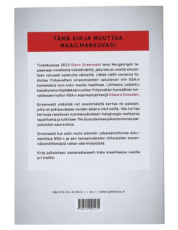 Edward Snowden : ei pakopaikkaa - Greenwald, Glenn - Elämäkerrat ja muistelmat - 10105543622 - 1