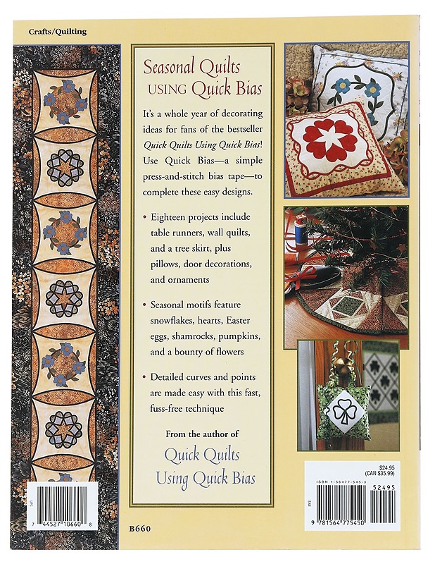 Seasonal Quilts Using Quick Bias - Gretchen K. Hudock - Tietokirjat ja oppaat - 10105543665 - 1