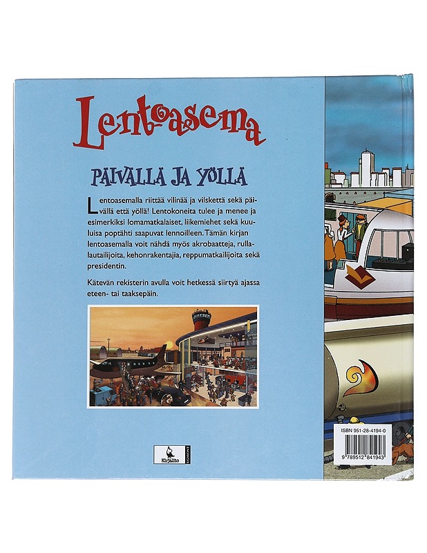 Lentoasema päivällä ja yöllä - Harrison, Sarah - Lastenkirjat - 10105543674 - 1