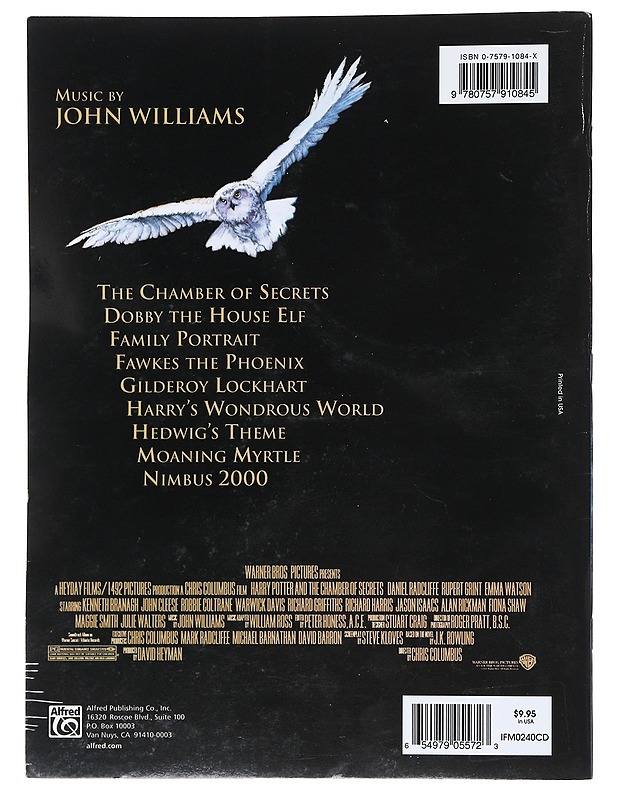 Harry Potter and the chamber of secrets -nuottikirja ja CD - Musiikki- ja elokuvakirjat - 10105543676 - 1
