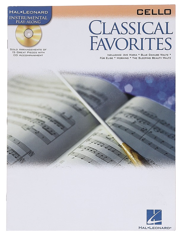 Classical favorites - Cello -nuottikirja ja CD - Musiikki- ja elokuvakirjat - 10105543680 - 0