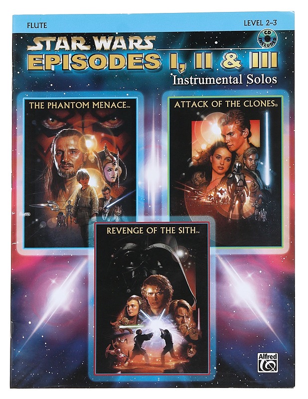 Star Wars episodes I, II & III instrumental solos - Flute - Musiikki- ja elokuvakirjat - 10105543690 - 0