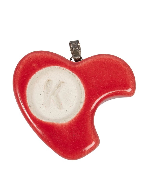 Keraaminen sydänamuletti - Askartelu - 10105543718 - 1