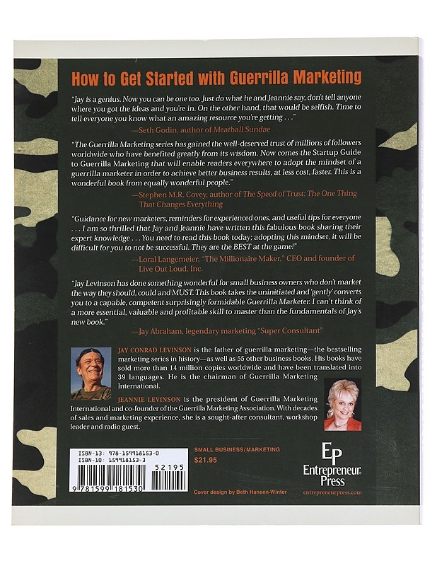 Startup Guide to Guerilla Marketing - Jay and Jeannie Levinson's - Tietokirjat - 10105543742 - 1