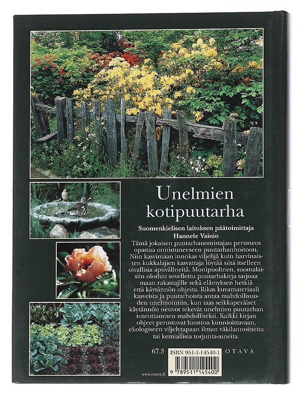 Unelmien kotipuutarha - Berglund, Karin - Tietokirjat ja oppaat - 10105543765 - 1