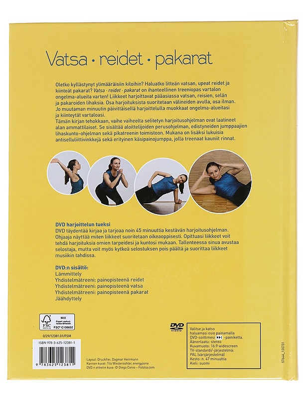 Vatsa, reidet, pakarat : tehokas harjoitusohjelma kotiin - Christa G. Traczinski - Tietokirjat ja oppaat - 10105543807 - 1