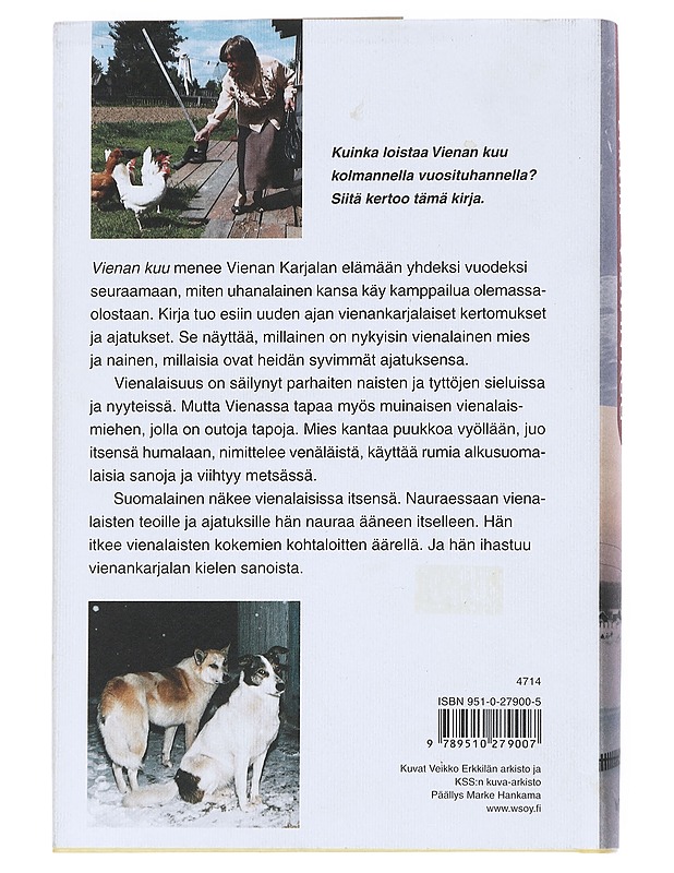 Vienan kuu - Veikko Erkkilä - Tietokirjat ja oppaat - 10105543940 - 1