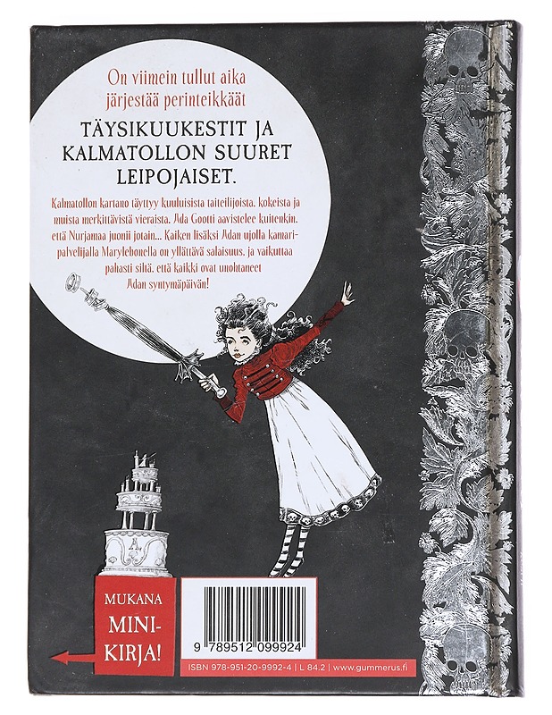 Ada Gootti ja kuoloa kamalammat kestit - Riddell, Chris - Nuorten kirjat - 10105543953 - 1