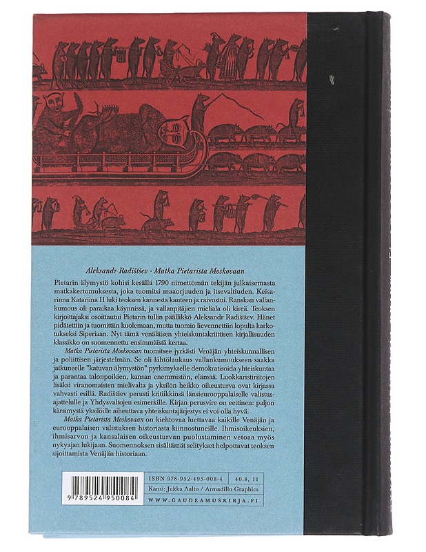 Matka Pietarista Moskovaan - Radistsev, Aleksandr - Historiakirjat - 10105543957 - 1