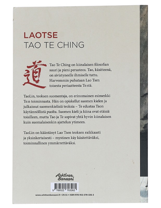 Tao te ching - Laotse - Runot ja näytelmät - 10105543992 - 1