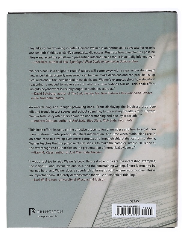 Picturing the uncertain world : how to understand, communicate, and control uncertainty through graphical display - Howard Wainer - Tietokirjat ja oppaat - 10105544004 - 1
