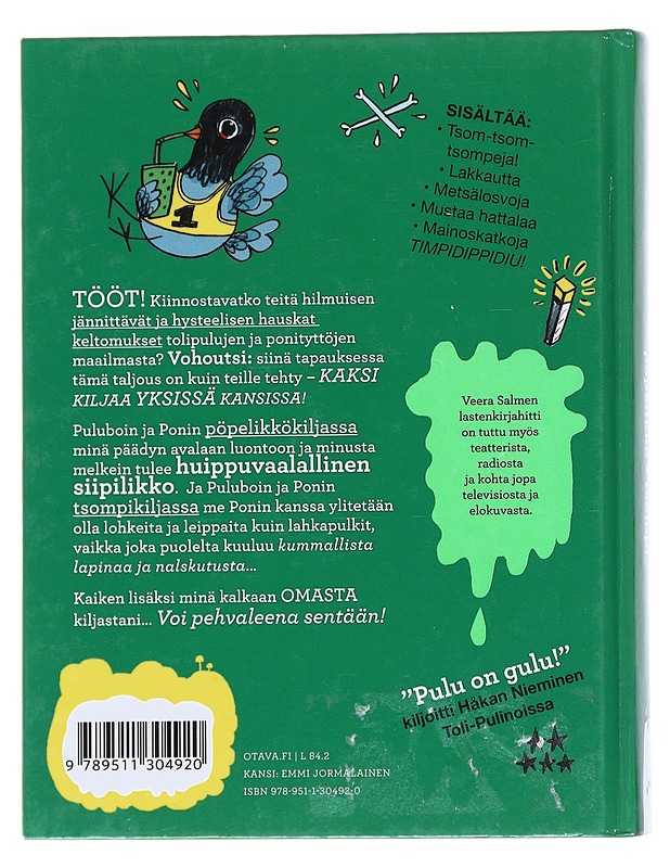 Puluboin ja Ponin kirjat. Pöpelikkö + Tsompi - Salmi, Veera - Lastenkirjat - 10105544015 - 1