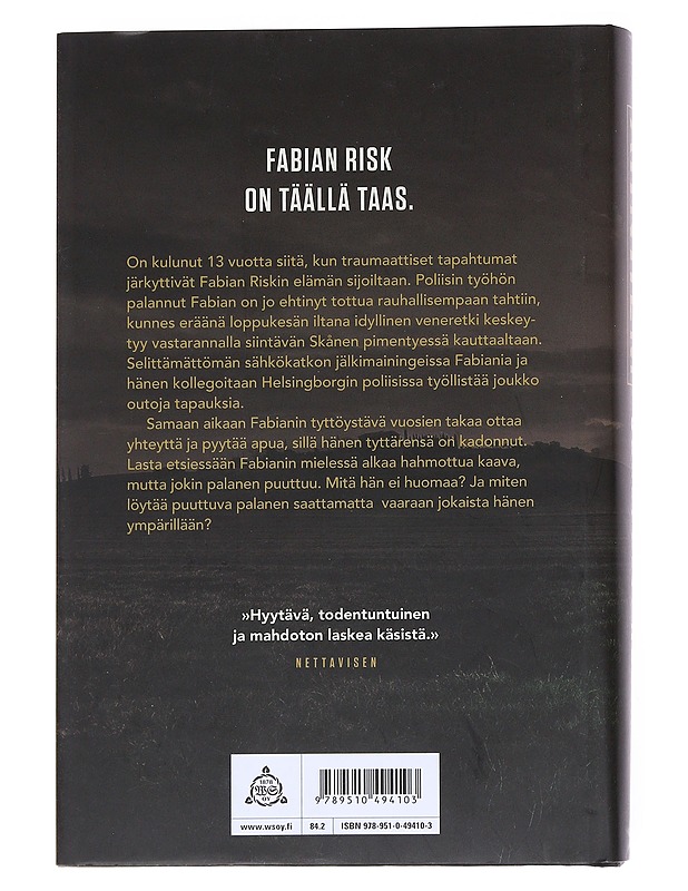 Sukupolvi nolla - Ahnhem, Stefan - Jännitys ja dekkarit - 10105544060 - 1