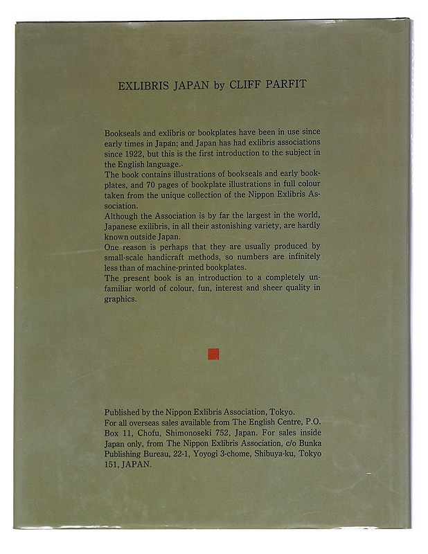 Exlibris Japan - A study of Japanese bookplates - Taide- ja kulttuurikirjat - 10105544094 - 1