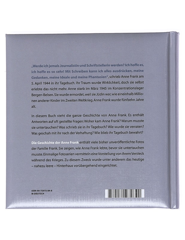 The Story of Anna Frank - Menno Metselaar - Elämäkerrat ja muistelmat - 10105544110 - 1