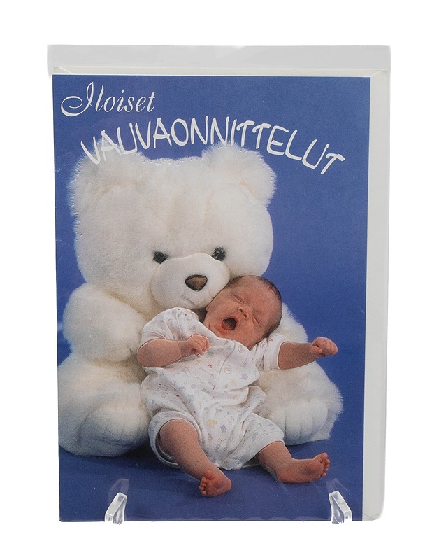 2-osainen onniittelukortti - Iloiset vauvaonnittelut  - Askartelu - 10105544106 - 0