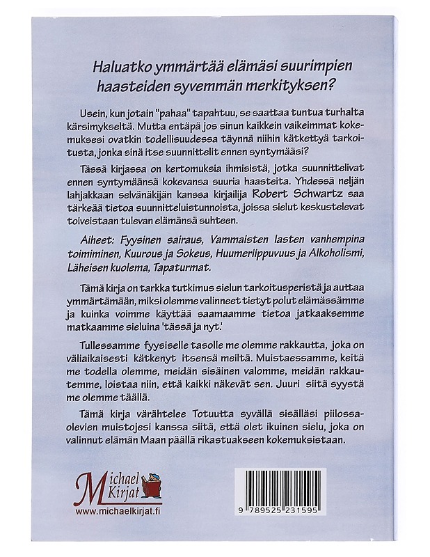 Rohkeat sielut : suunnittelemmeko elämämme haasteet ennen syntymäämme? - Schwartz, Robert - Hyvinvointikirjat - 10105544109 - 1