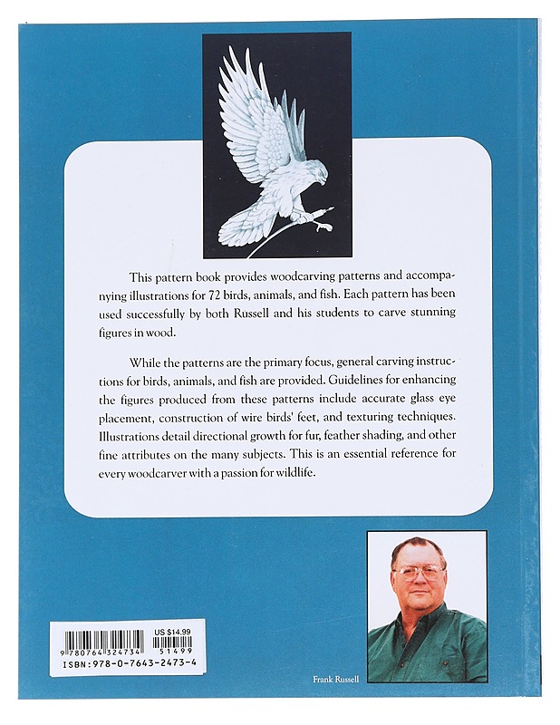 Carving Patterns from the Stonegate Woodcarving School : Birds, Animals, Fish - Russell , Frank C.  - Tietokirjat ja oppaat - 10105544130 - 1