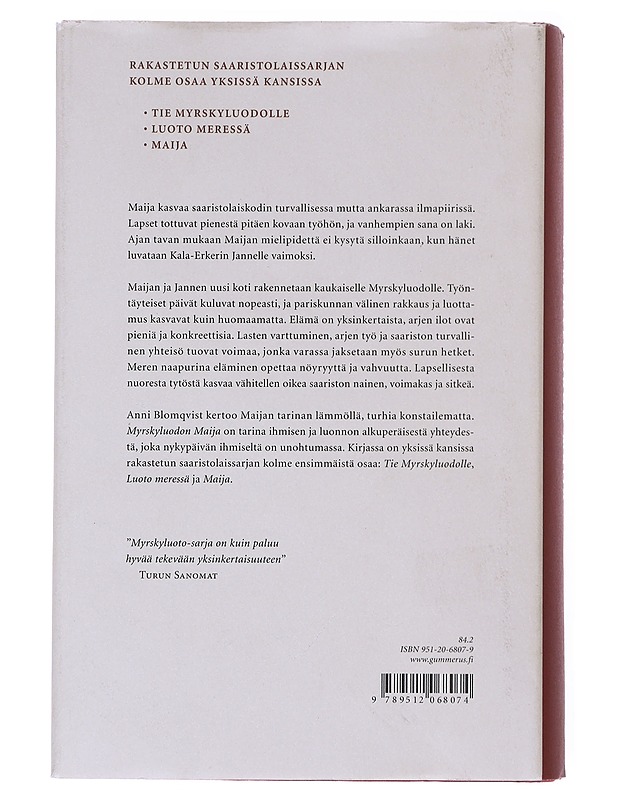Myrskyluodon Maija - Anni Blomqvist - Romaanit ja novellit - 10105544137 - 1