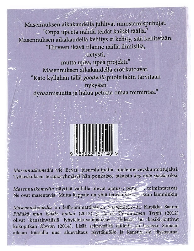 Masennuskomedia - Saari, Kirsikka, Toivoniemi, Jenni - Runot ja näytelmät - 10105544156 - 1