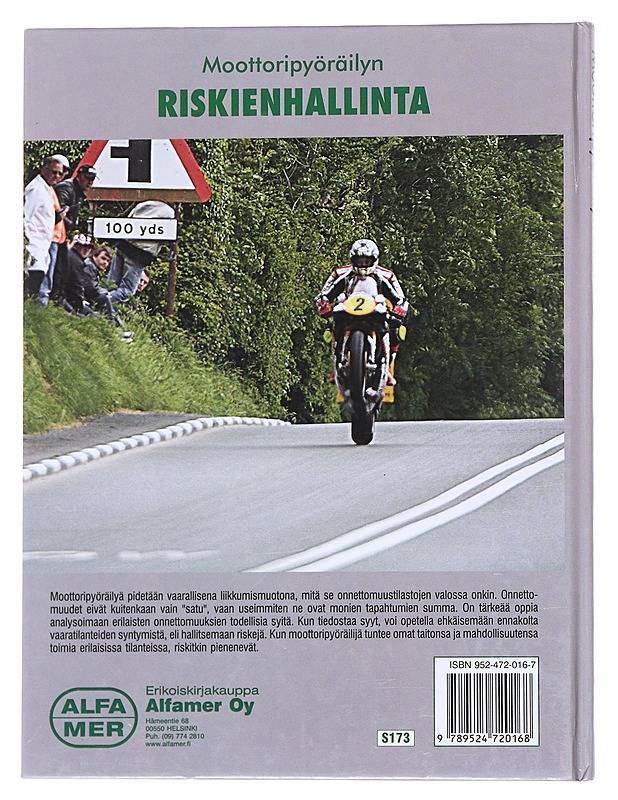 Moottoripyöräilyn riskienhallinta - Paaso, Mikko - Tietokirjat ja oppaat - 10105544171 - 1