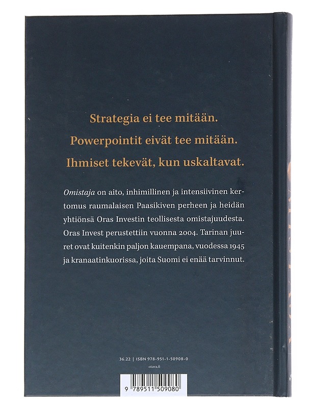 Omistaja : Oras Investin tarina - Terho Puustinen - Elämäkerrat ja muistelmat - 10105544191 - 1
