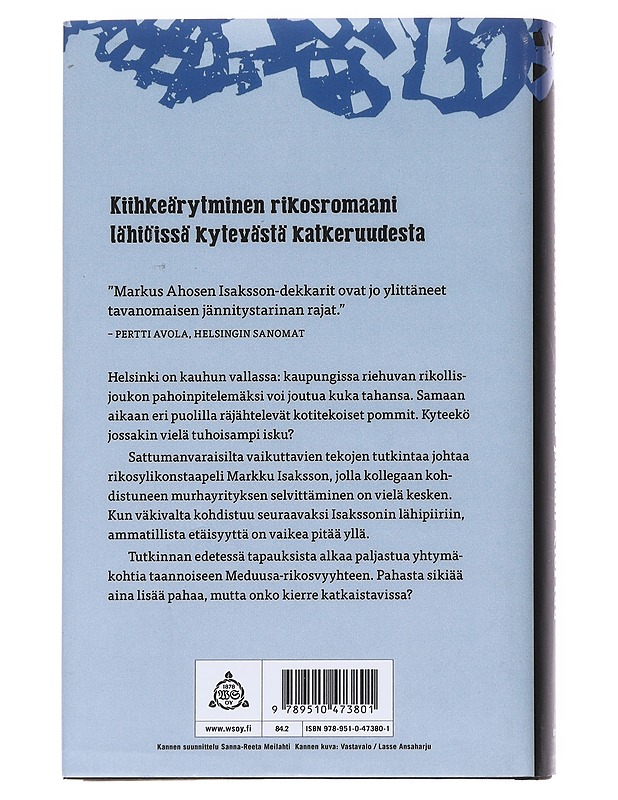 Anna pahan kiertää : romaani rikoksista ja yhteyden menettäneistä - Markus Ahonen - Jännitys ja dekkarit - 10105544226 - 1
