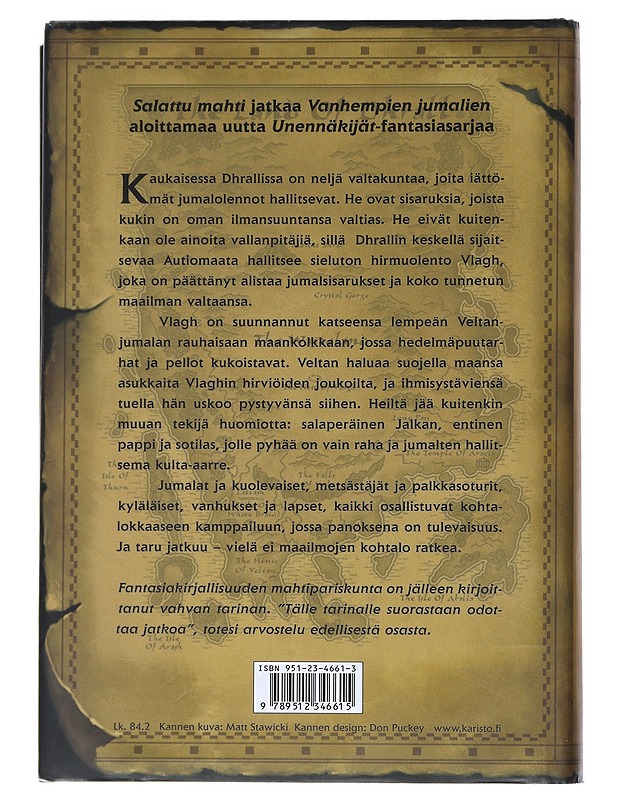 Salattu mahti : unennäkijöiden 2. kirja - Eddings, David - Fantasia- ja scifi - 10105544232 - 1
