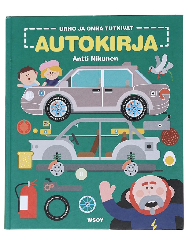 Urho ja Onna tutkivat: Autokirja - Nikunen, Antti - Lastenkirjat - 10105544257 - 0