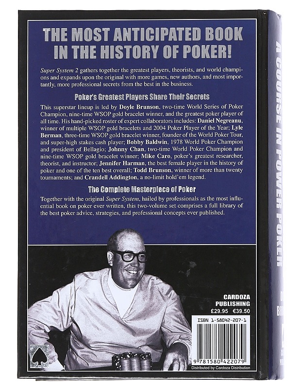 Super System 2 A Course in Power  Poker - Brunson , Doyle  - Tietokirjat ja oppaat - 10105544303 - 1