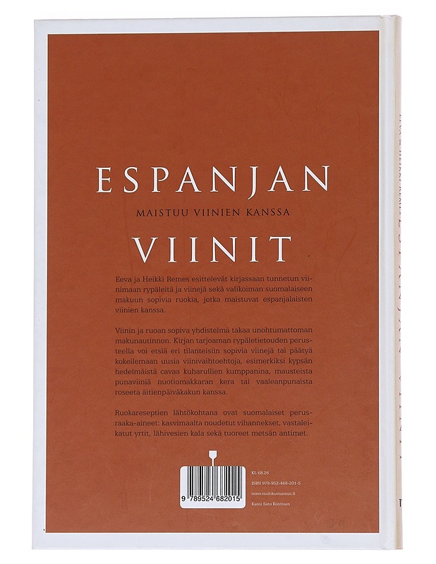 Espanjan viinit : maistuu viinien kanssa - Remes, Eeva - Ruokakirjat - 10105544317 - 1