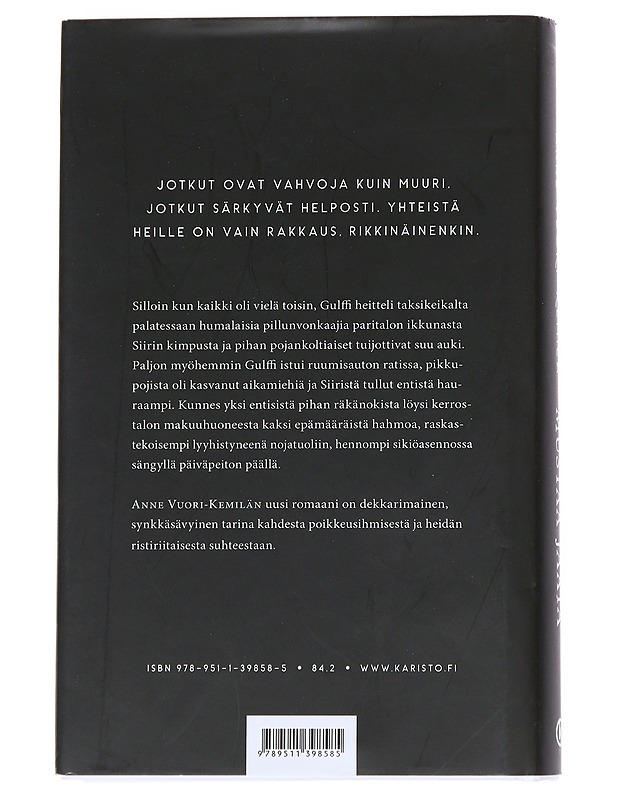 Mustaa jäätä - Anne Vuori-Kemilä - Romaanit ja novellit - 10105544318 - 1