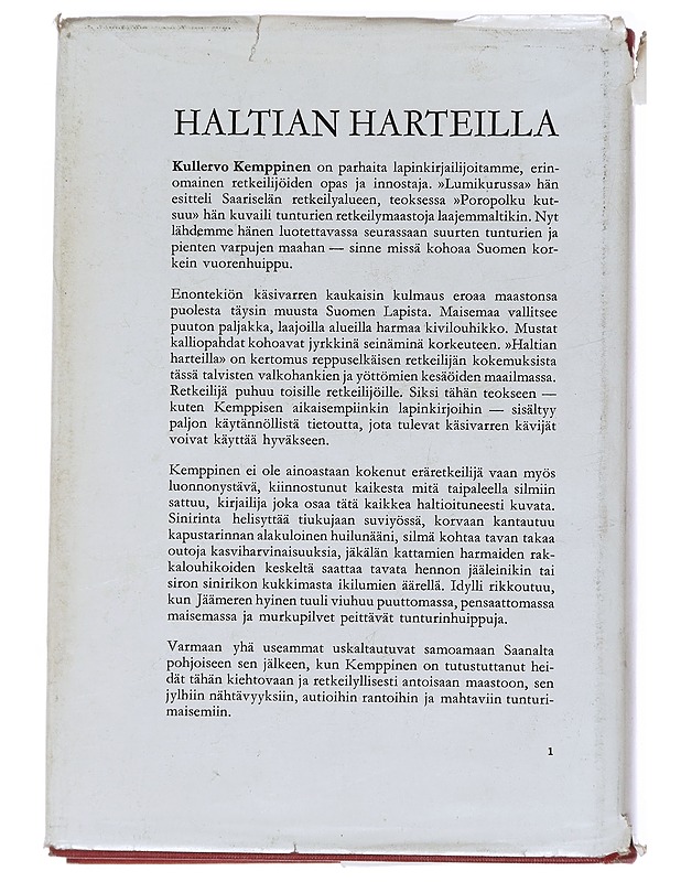 Haltian harteille - Kullervo Kemppinen - Romaanit ja novellit - 10105544325 - 1