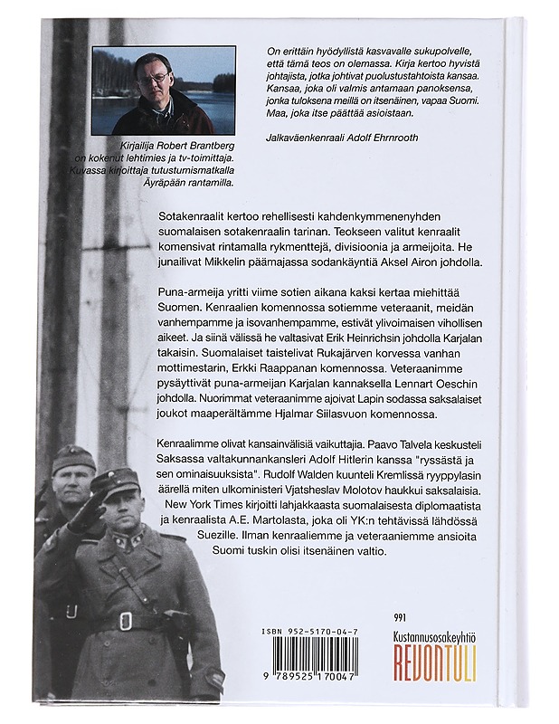 Sotakenraalit - Brantberg, Robert - Elämäkerrat ja muistelmat - 10105544330 - 1